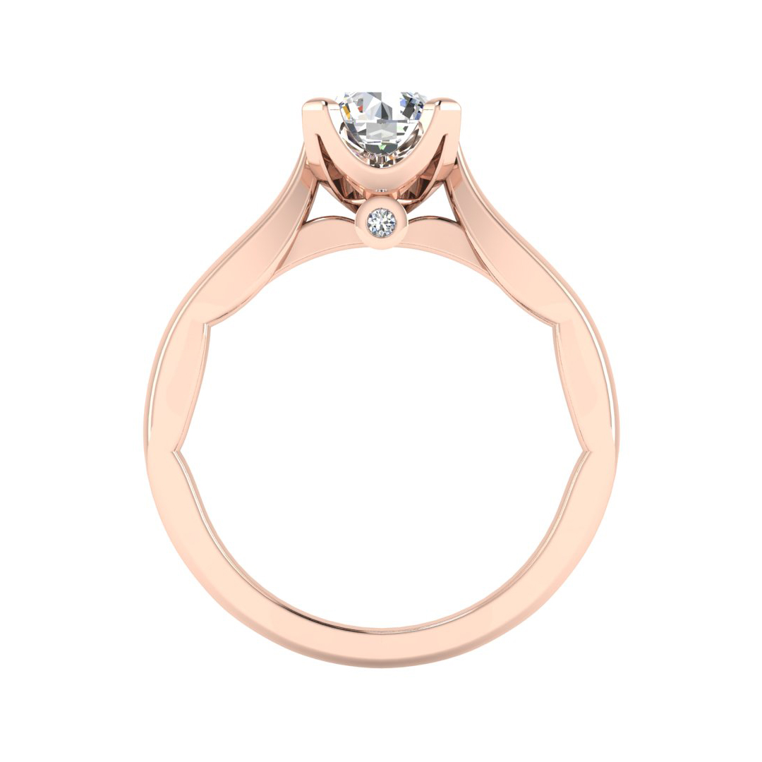 Khloe Solitaire engagement ring